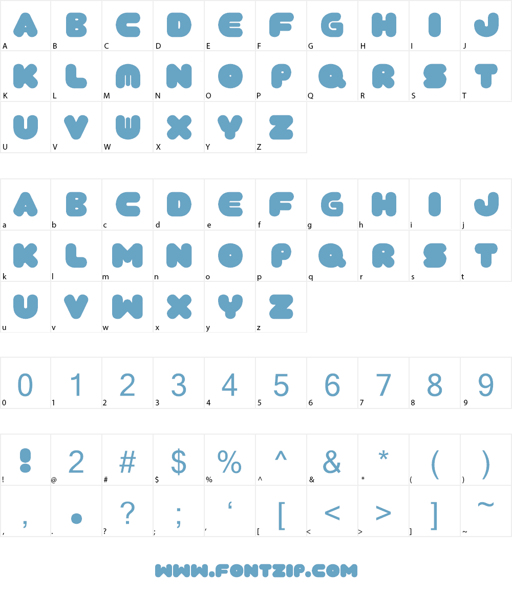 TANTOR Font Character