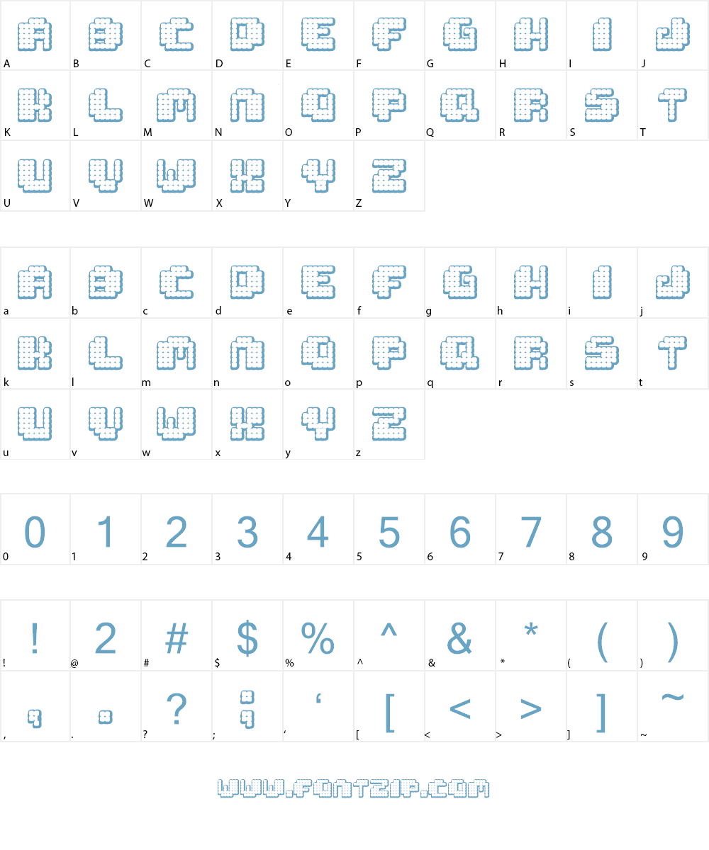 Tivoli Font Character