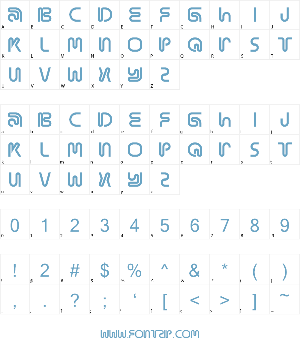 Mama Font Character