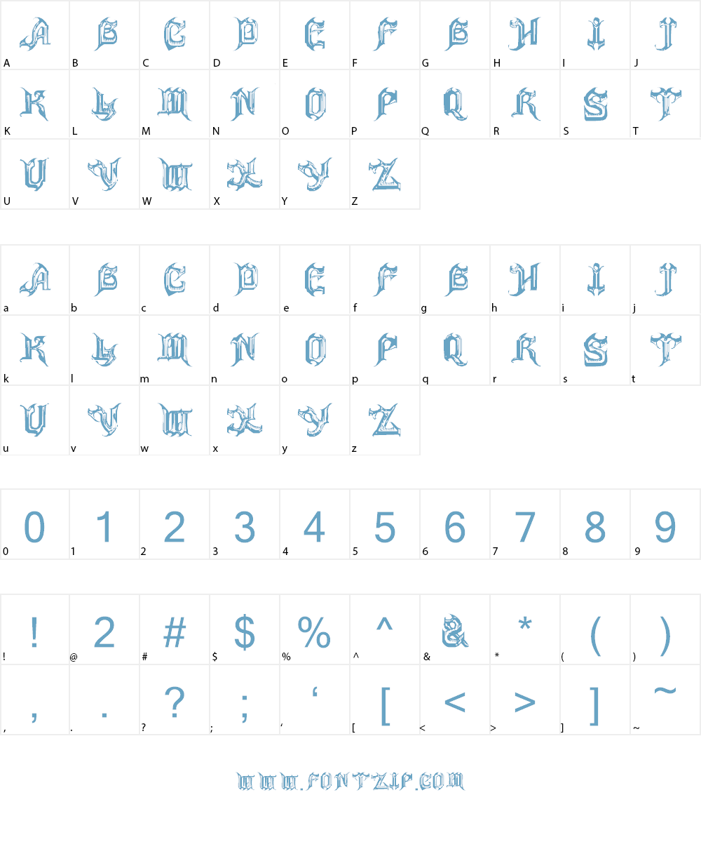 ANVIL Font Character