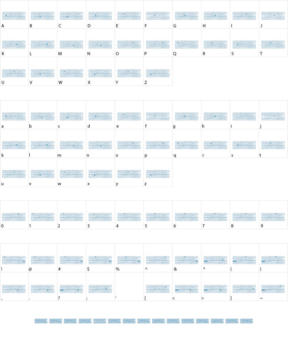 Keyboard x LOVE Font Character
