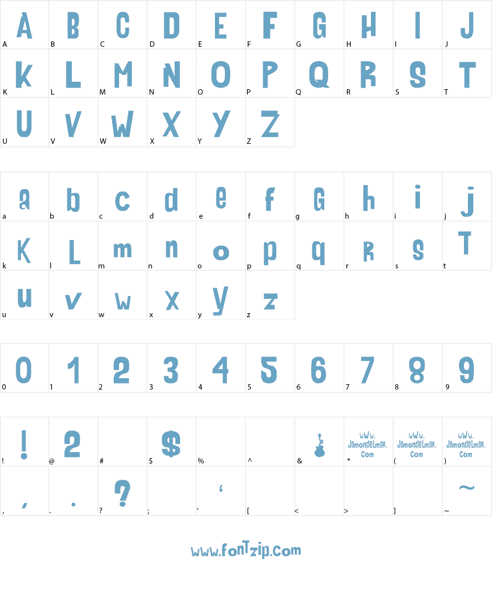 AHDN Font Character