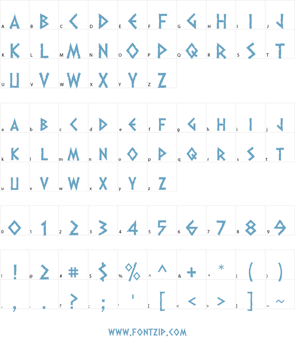 Dalek Font Character