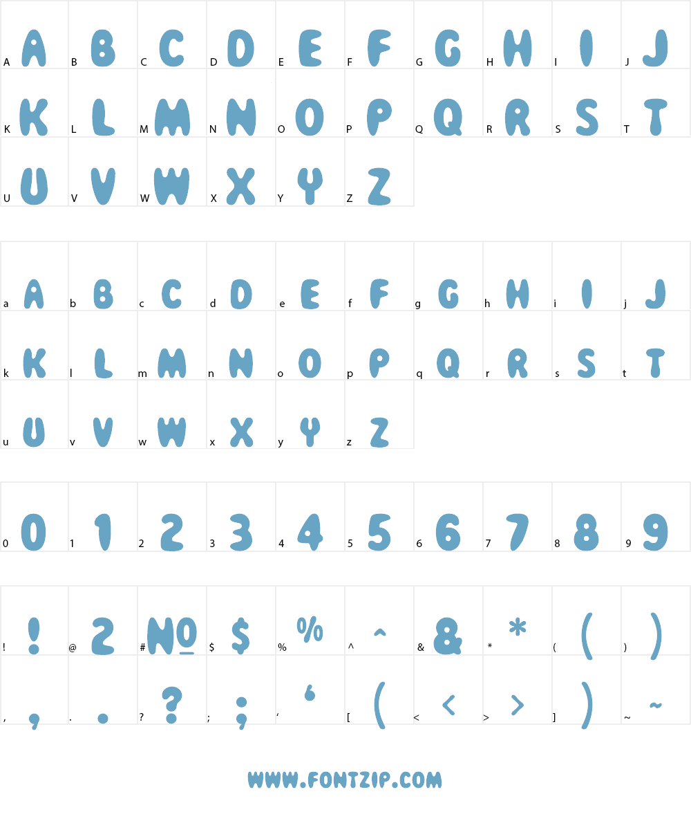 Magical Mystery Tour Font Character