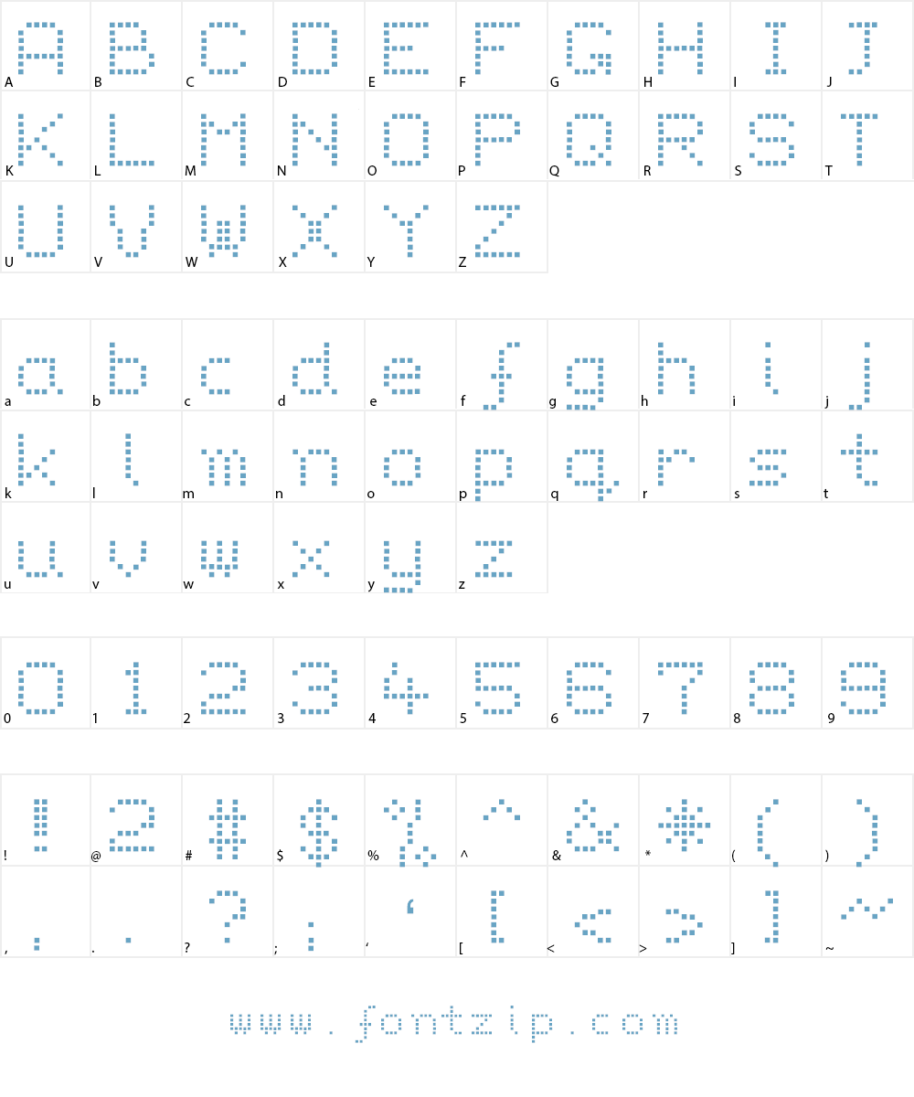 Gas Plasma PG Font Character