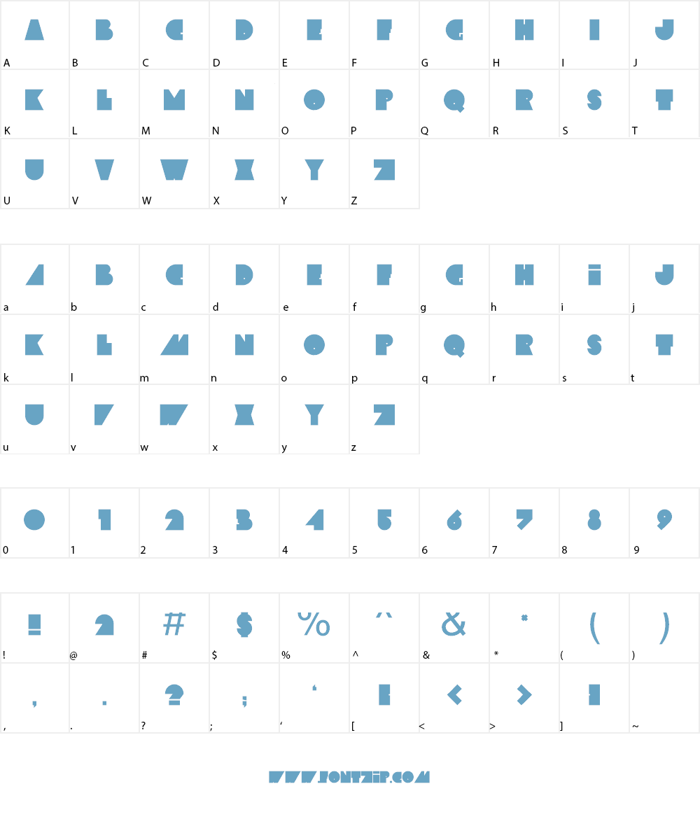 Chellovek Font Character