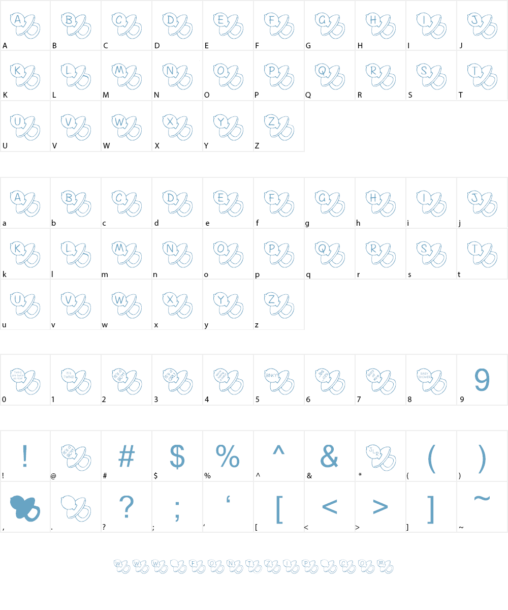 FL Binky Font Character