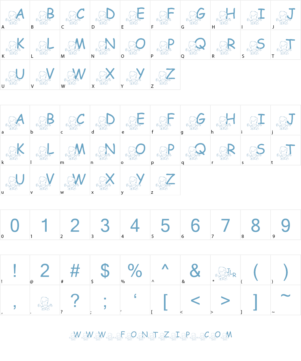 FL Meditatin' Nate Font Character