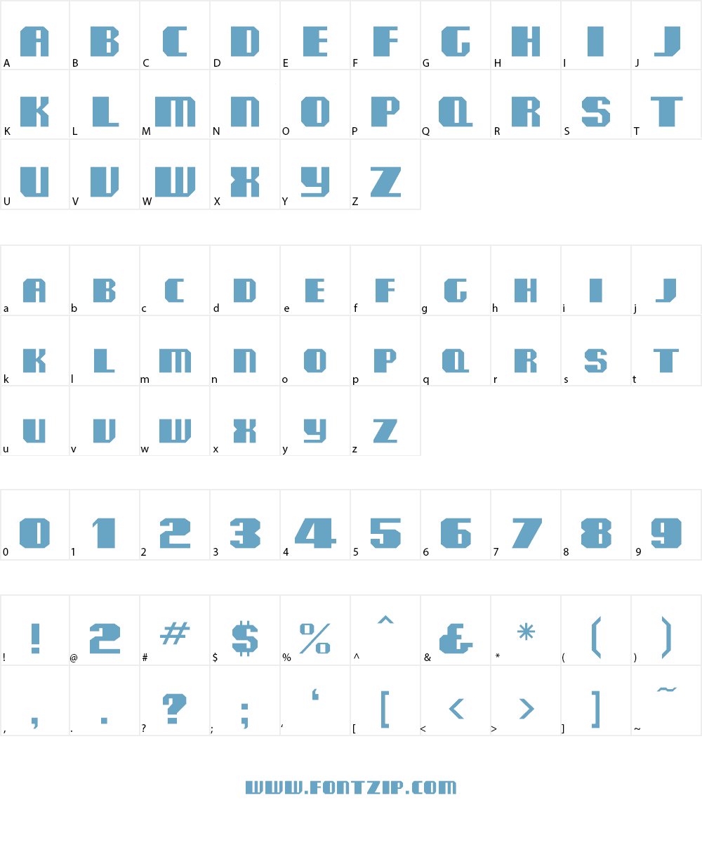 ClubMF Font Character