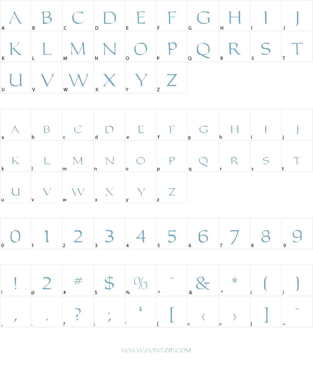 Carolus Font Character