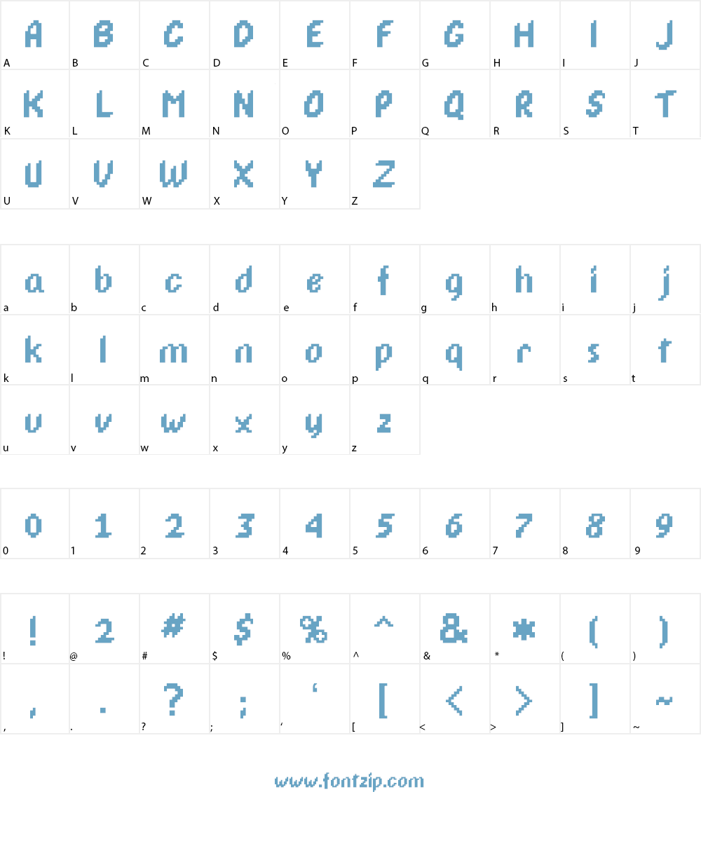 DPComic Font Character