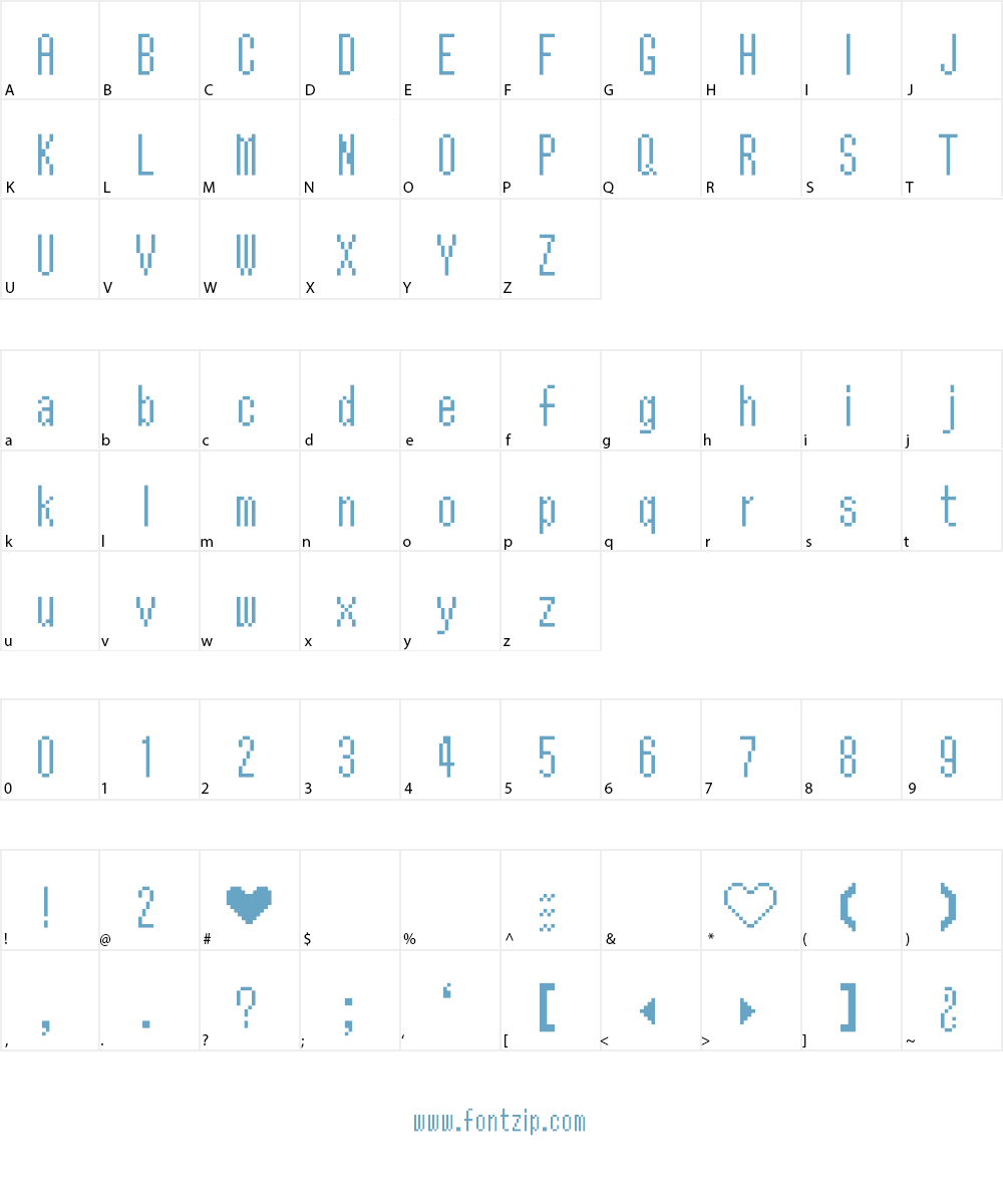 Return of Ganon Font Character