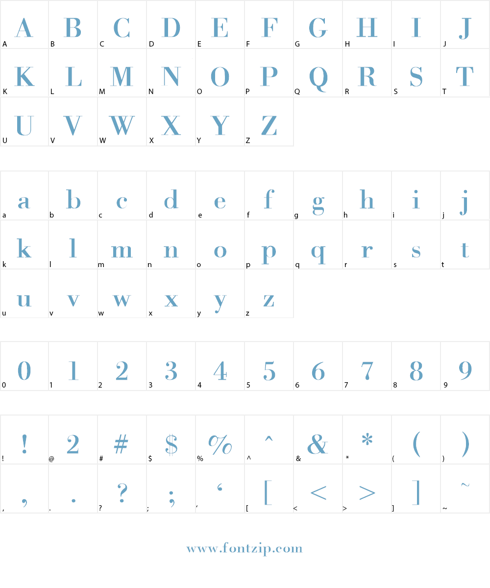 Orgreave Font Character