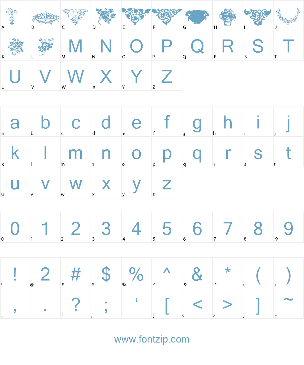 Design3 Font Character