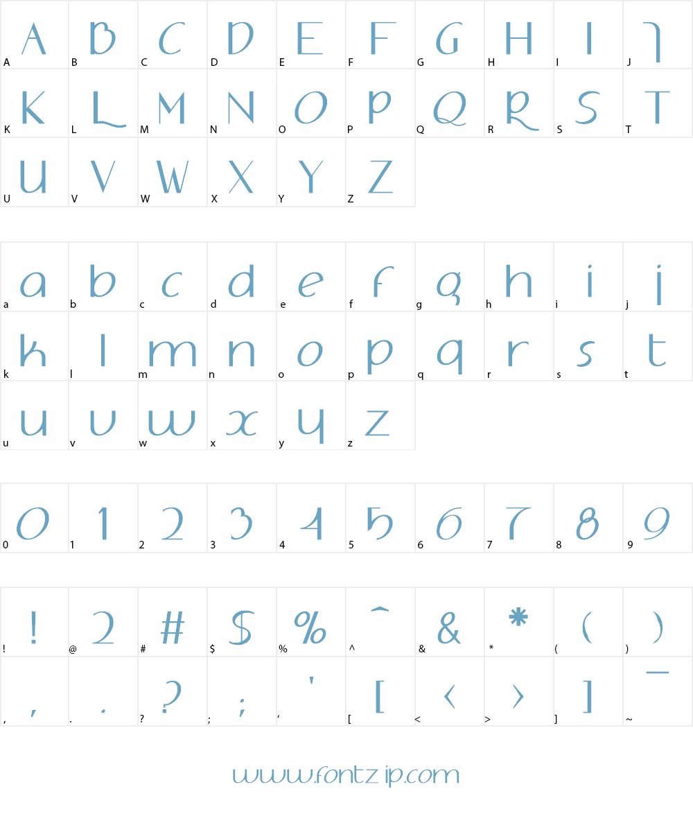 Adolphus Font Character
