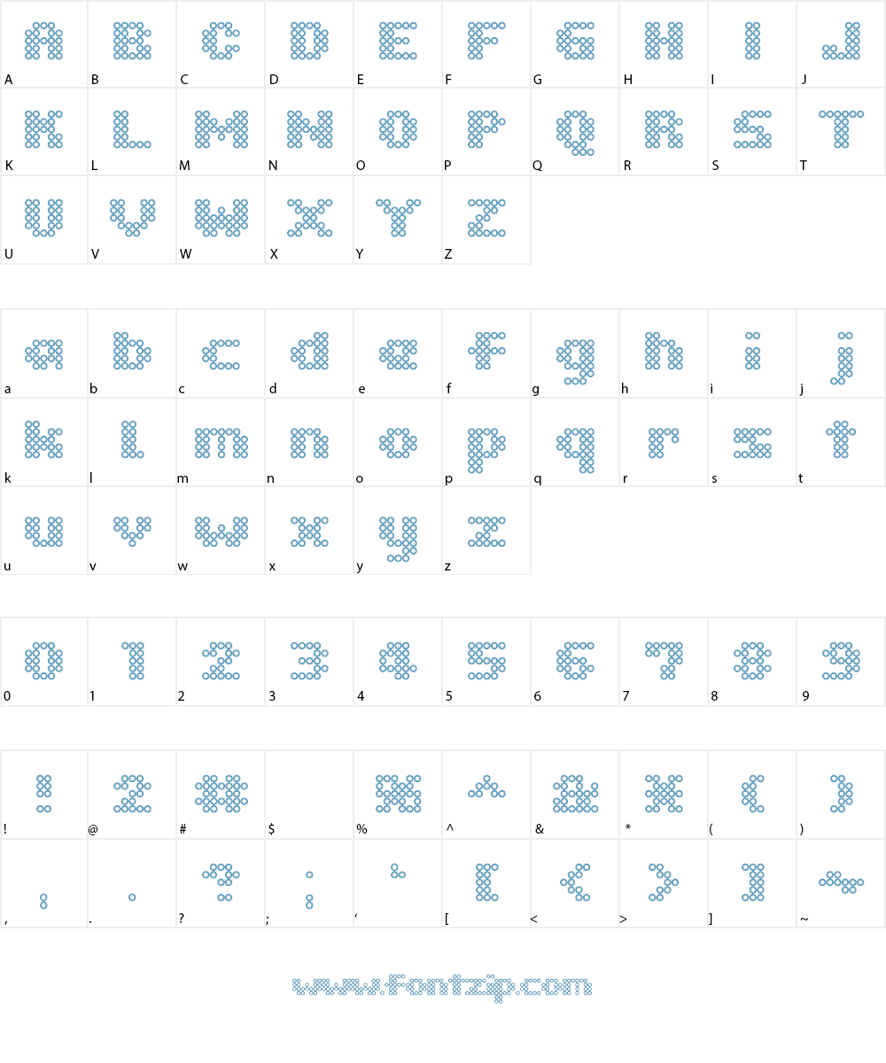 Iron Beads Font Font Character
