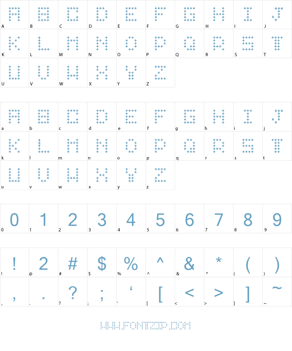 krossklozz Font Character