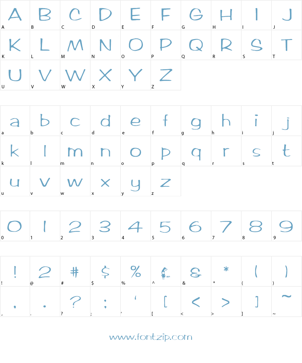 Arctic Font Character