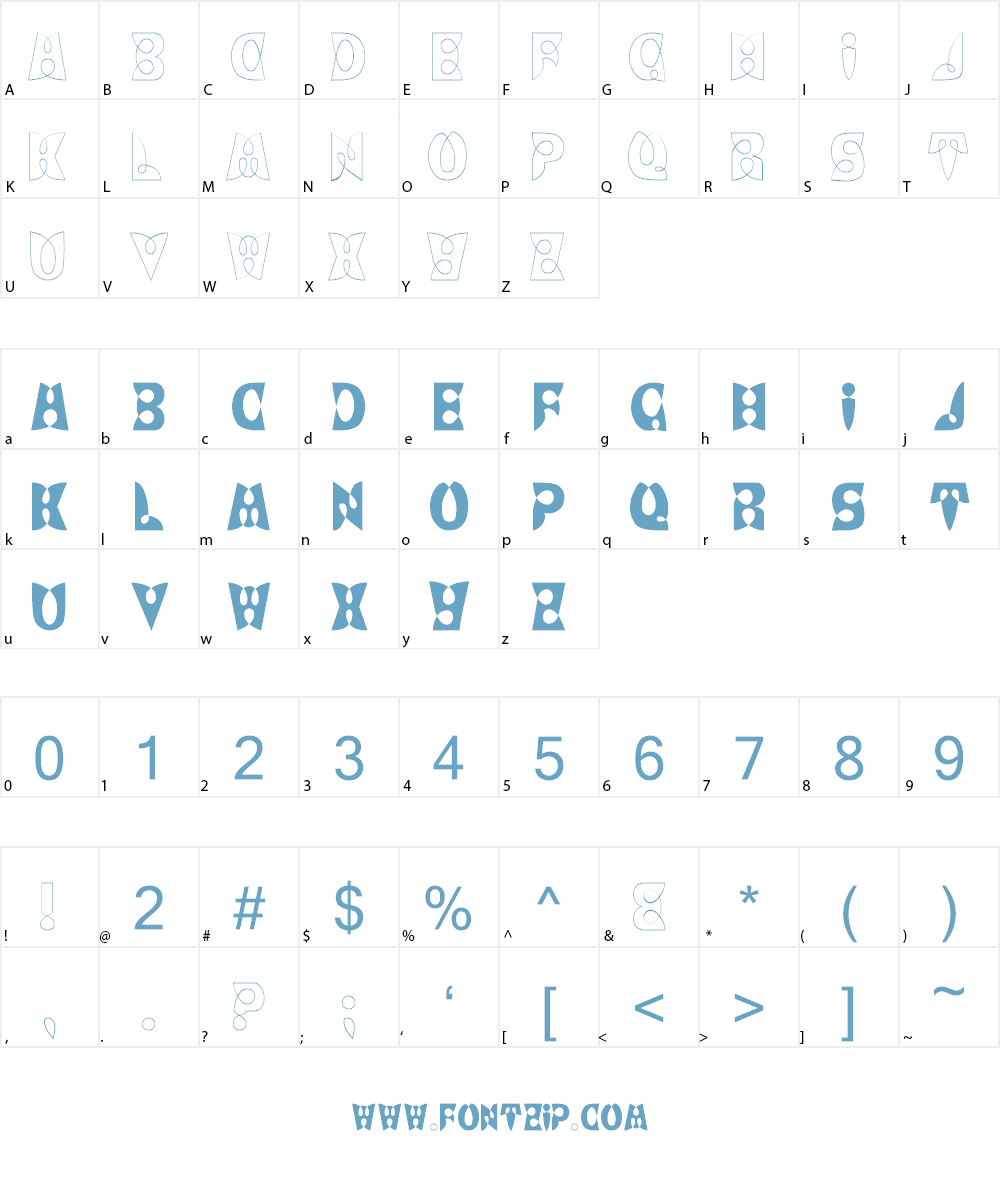 LoopDeLoop Font Character