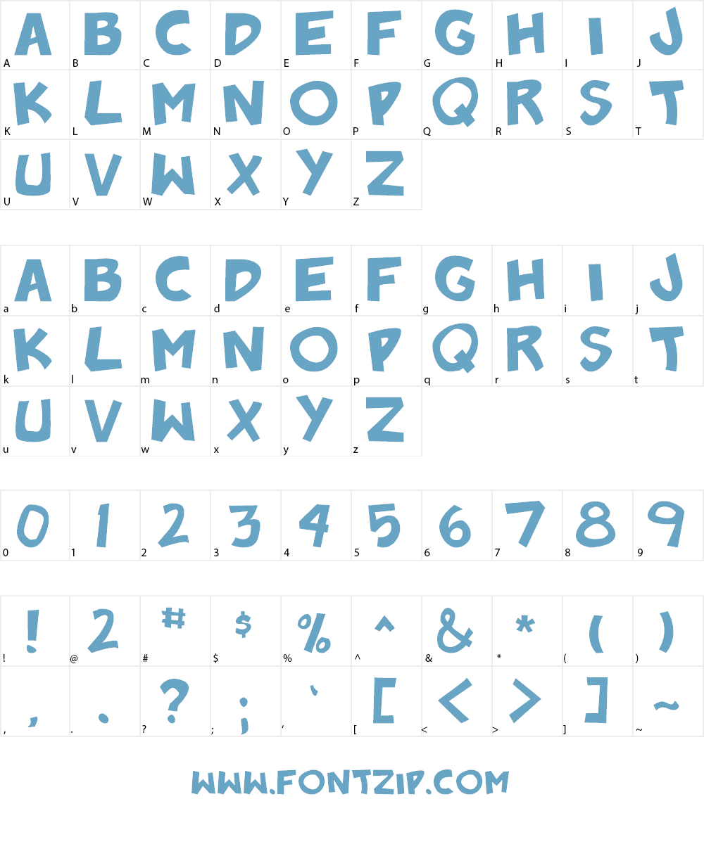 Badonk-a-donk Font Character
