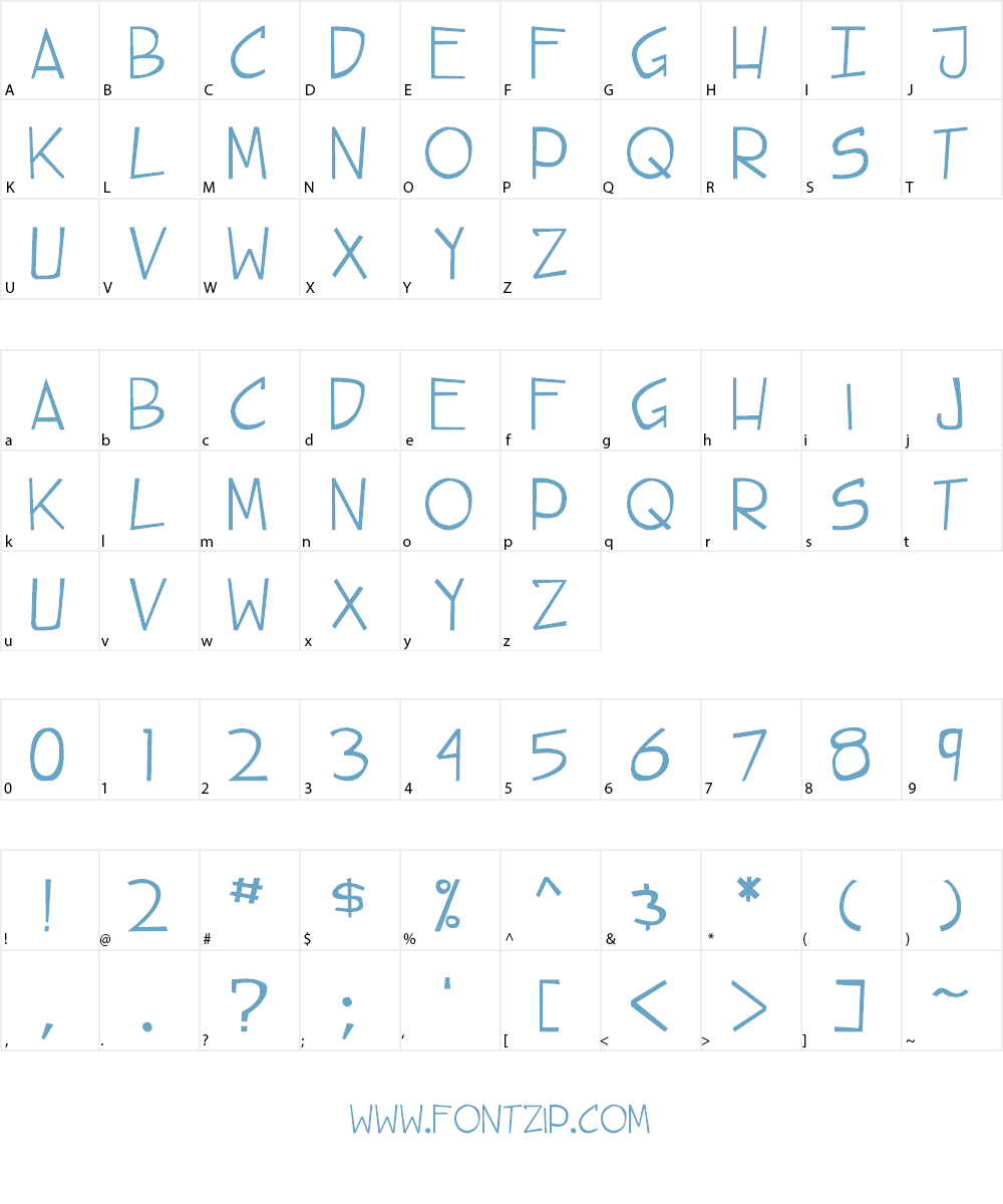 TBS street cred Font Character