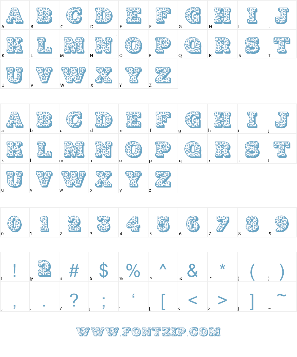 Holly Dayz Font Character