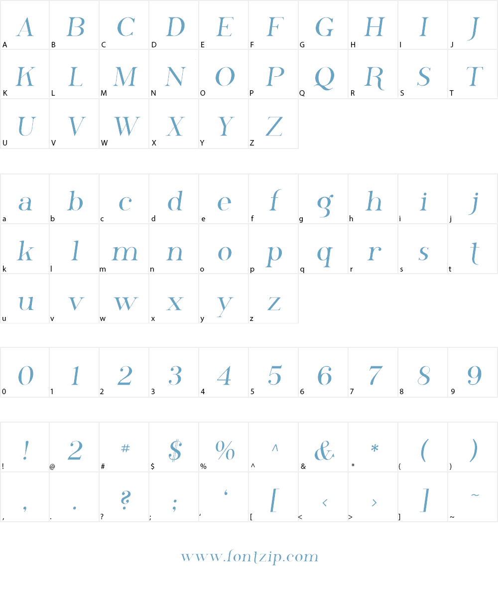 SF Phosphorus Font Character
