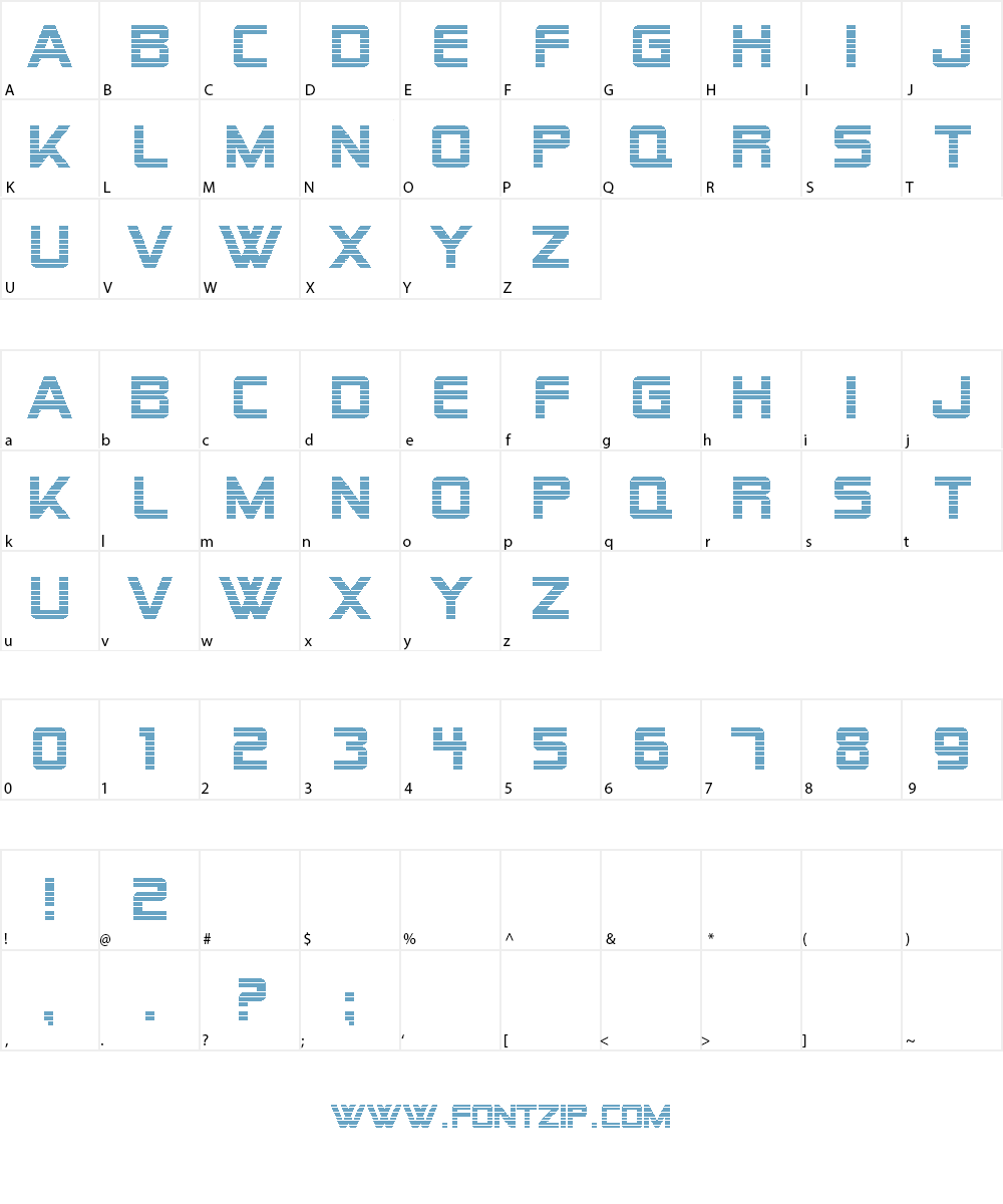 SF Alien Encounters Font Character