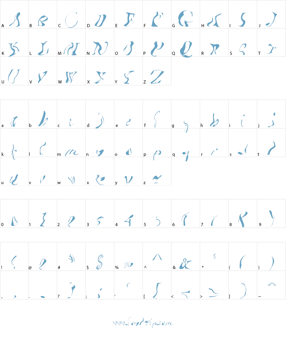 Acid Font Character
