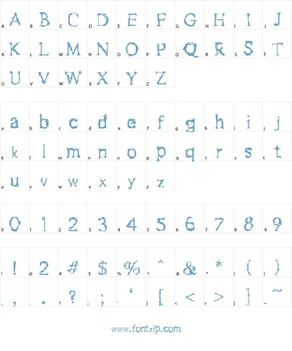 FStein Font Character