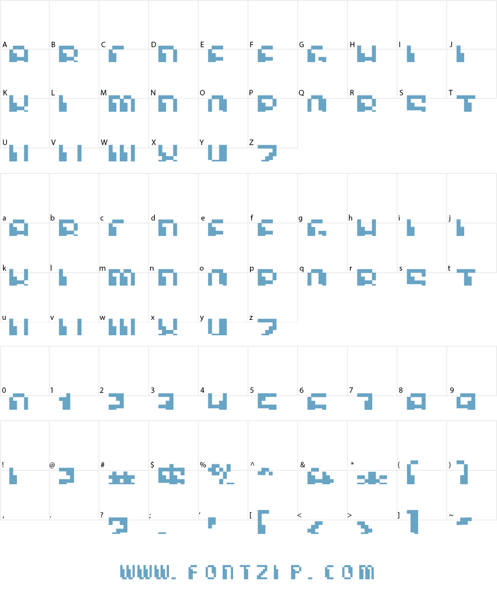 Commo Font Character
