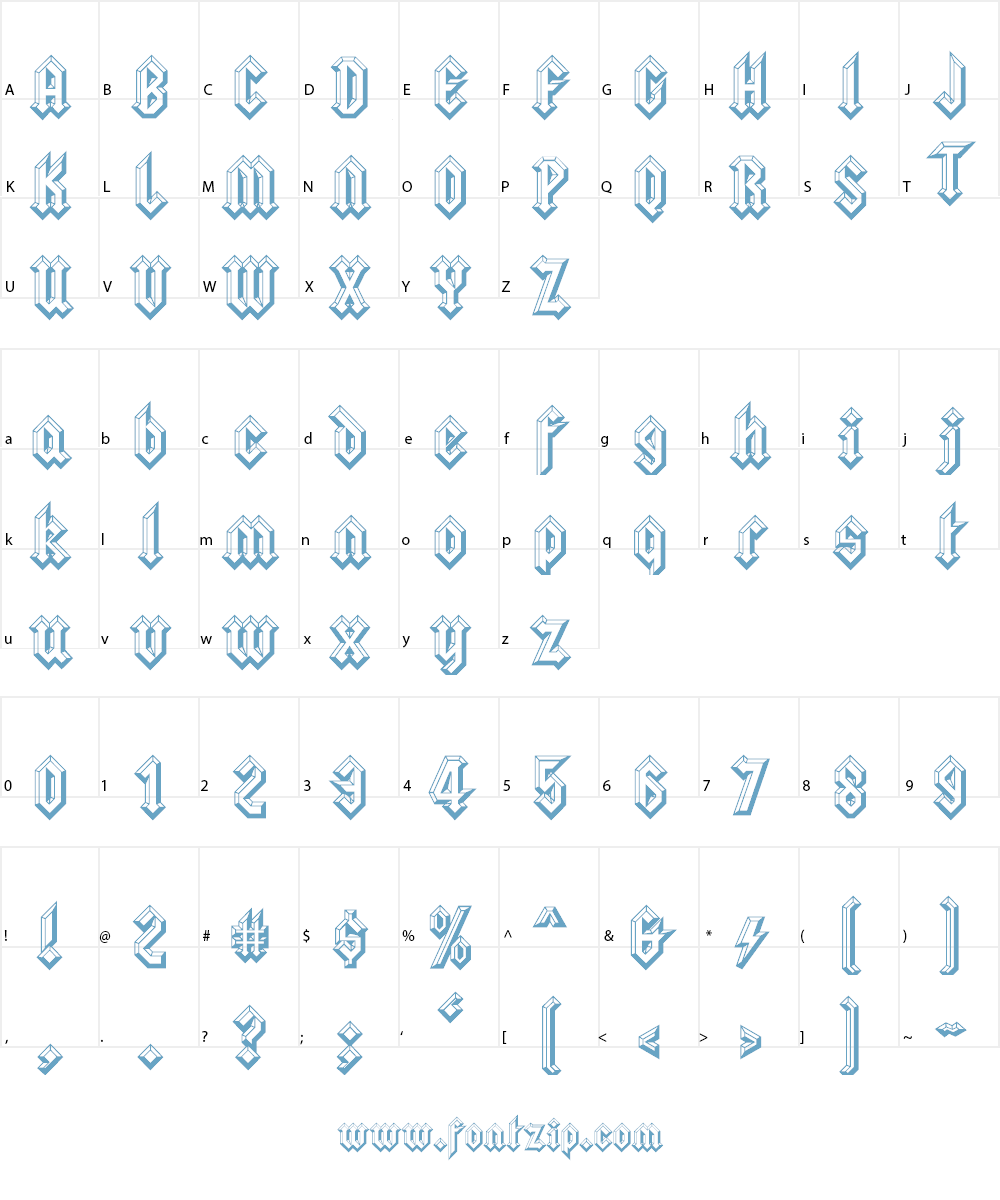 Squealer Font Character