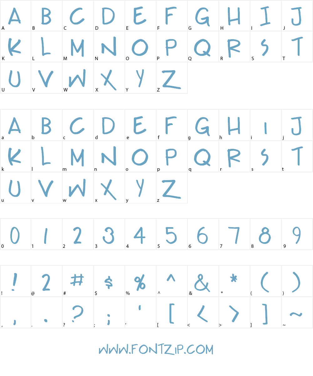Teabeer Custom Font Character