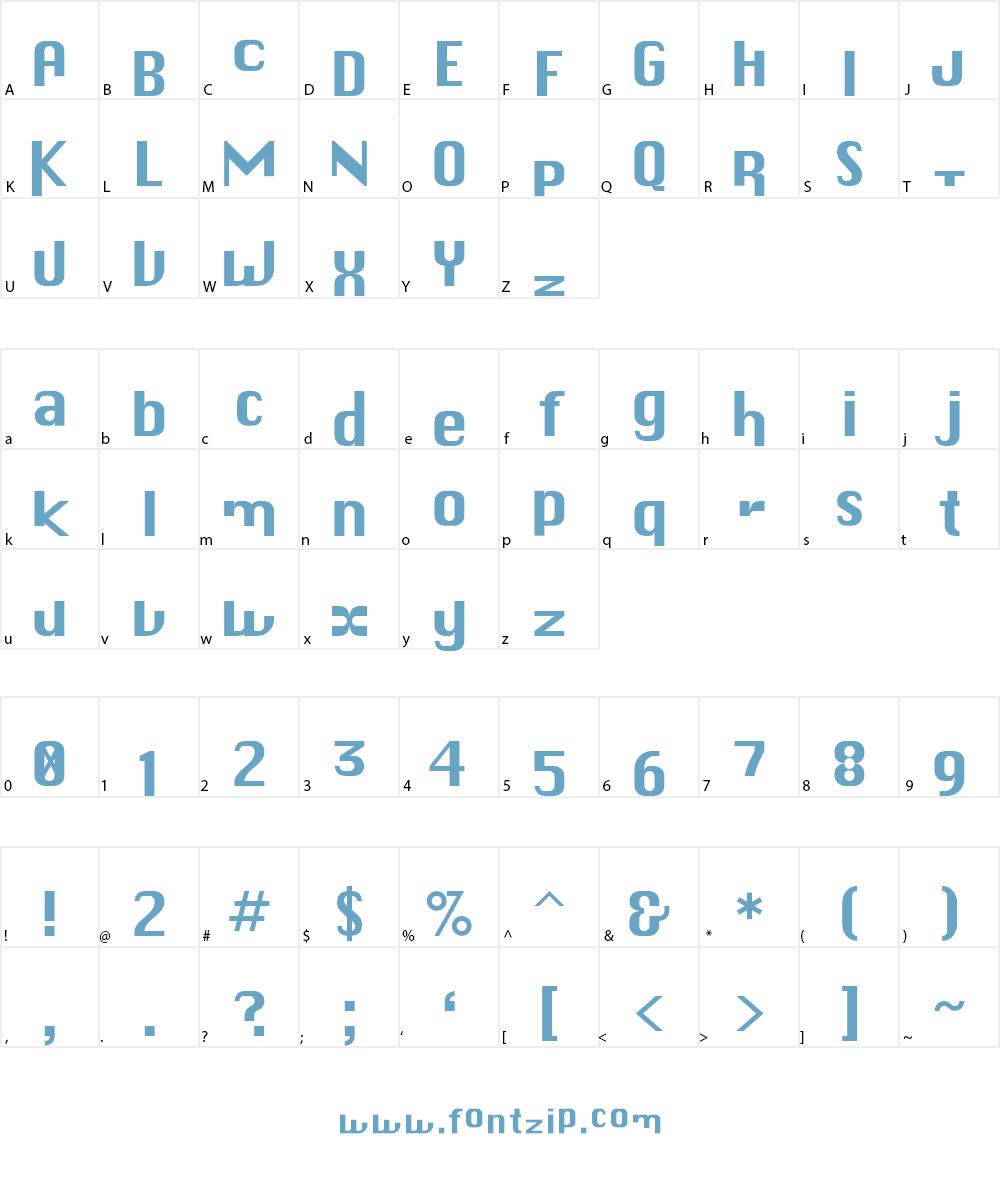 Chicagogo Font Character