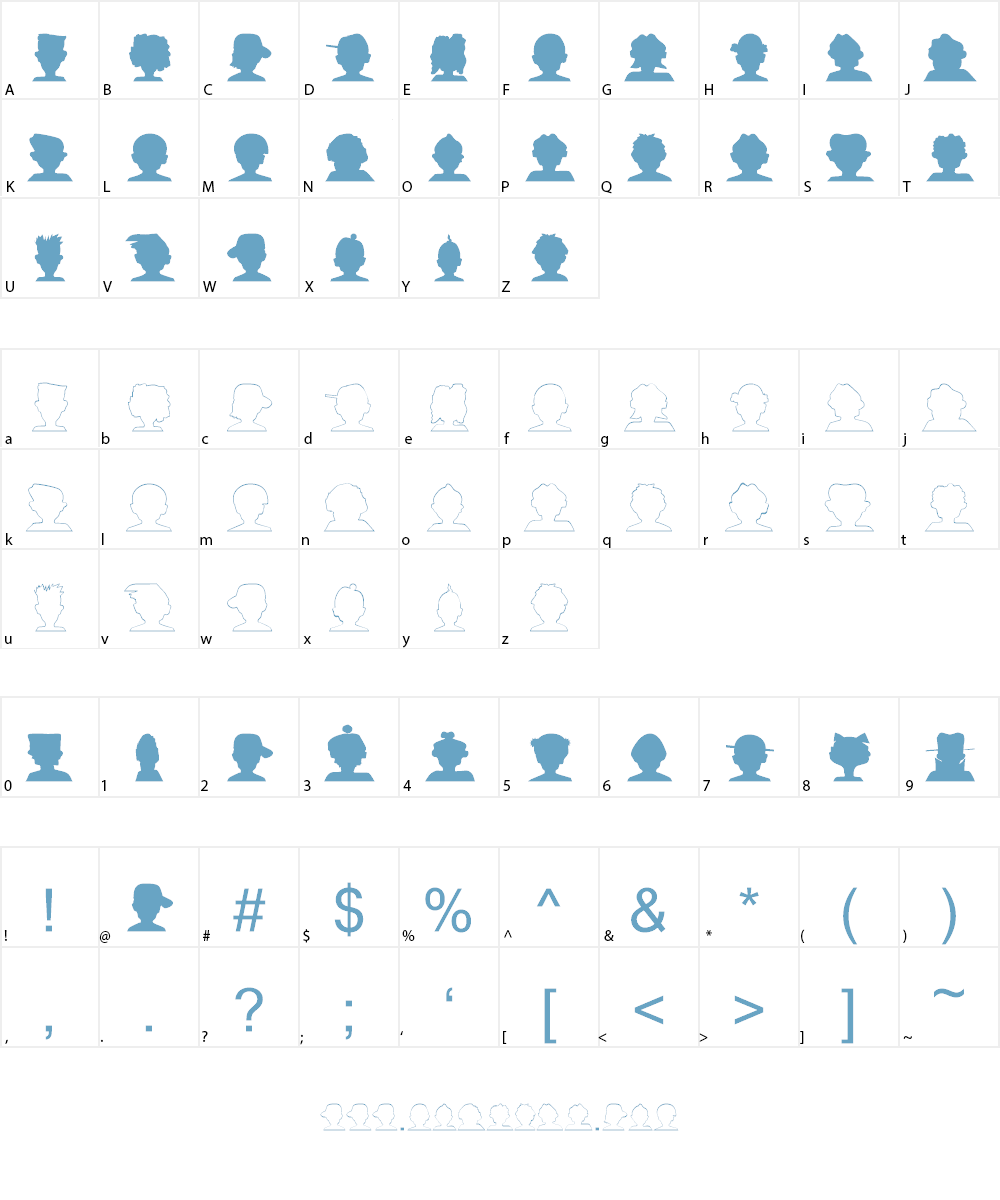 Facetype Font Character