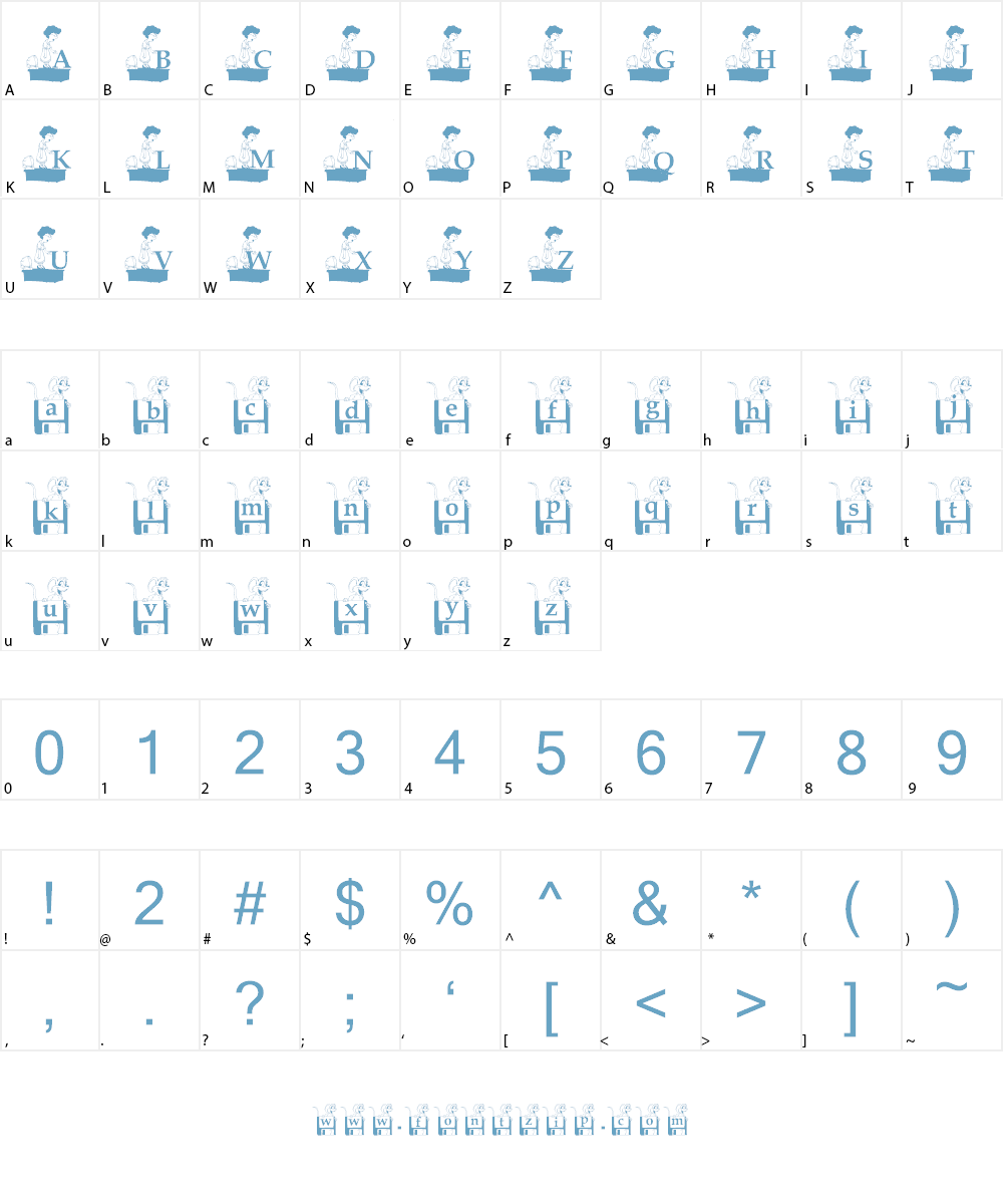 KG EEK! Font Character
