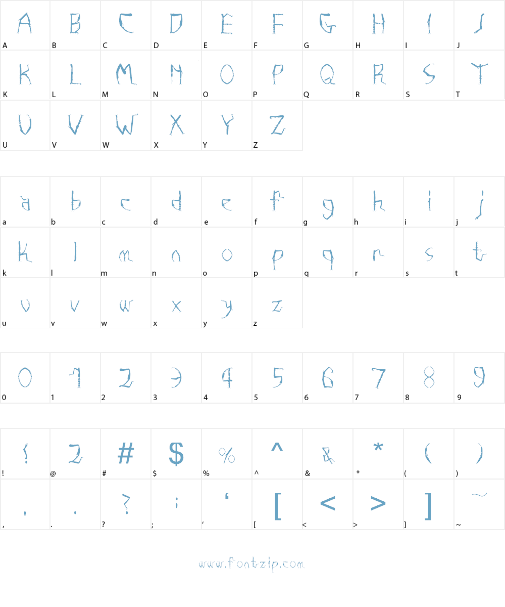 Fushi Font Character