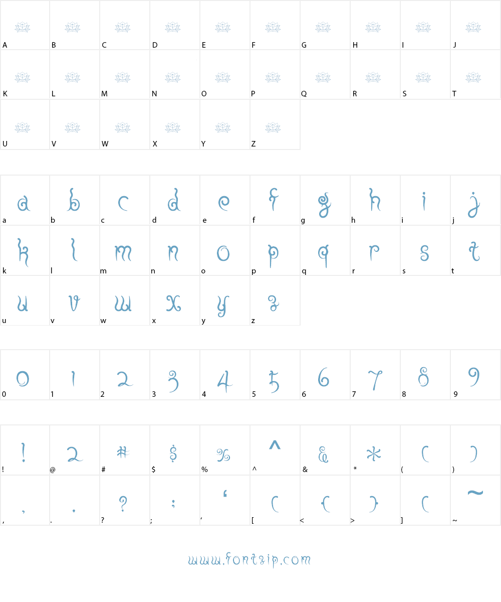 fuu Font Character