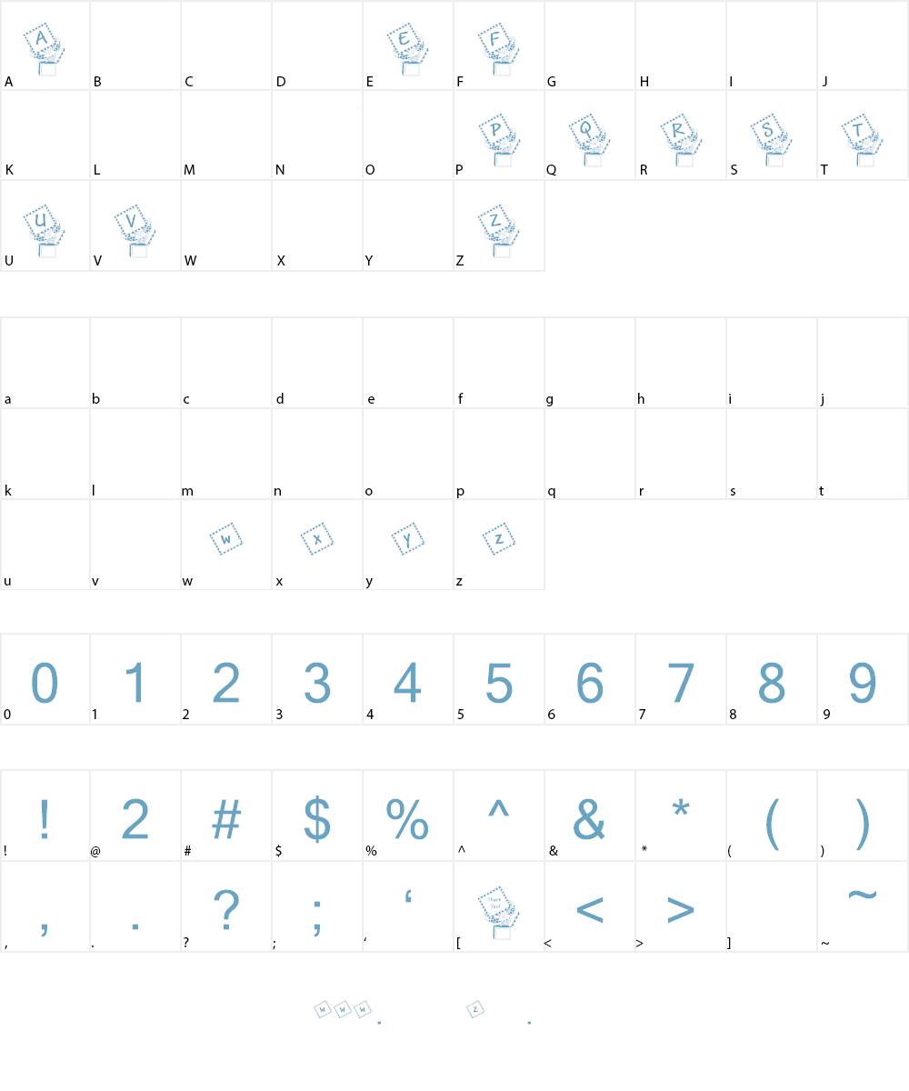 KG Jack In The Box Font Character