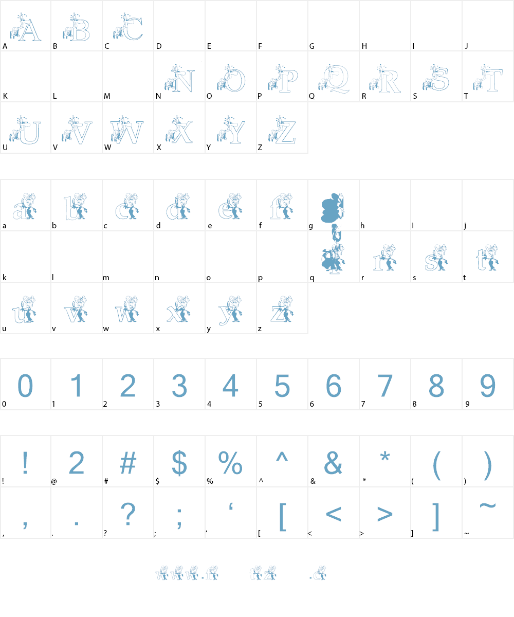 KG LUVSTRUCK Font Character