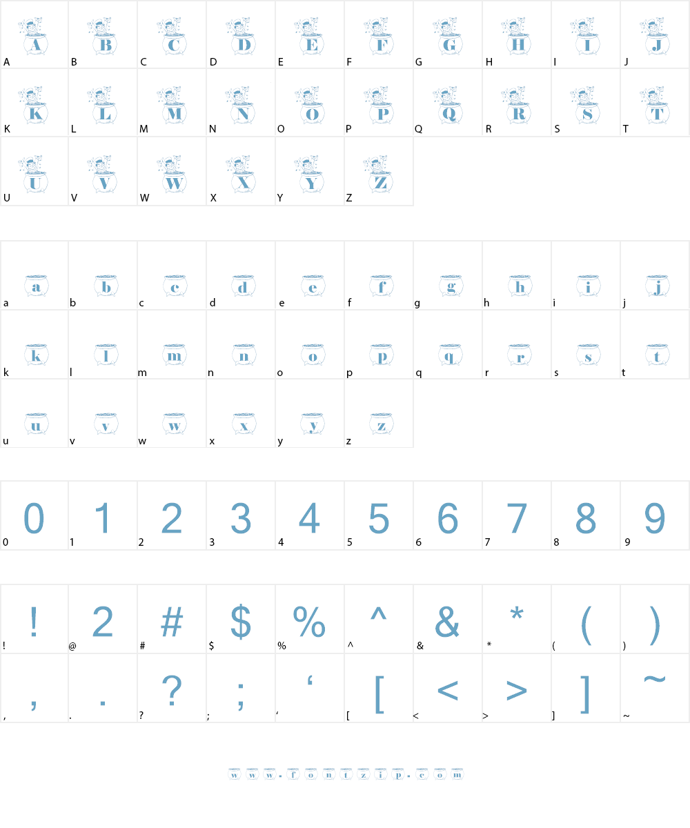 KG STPATS Font Character