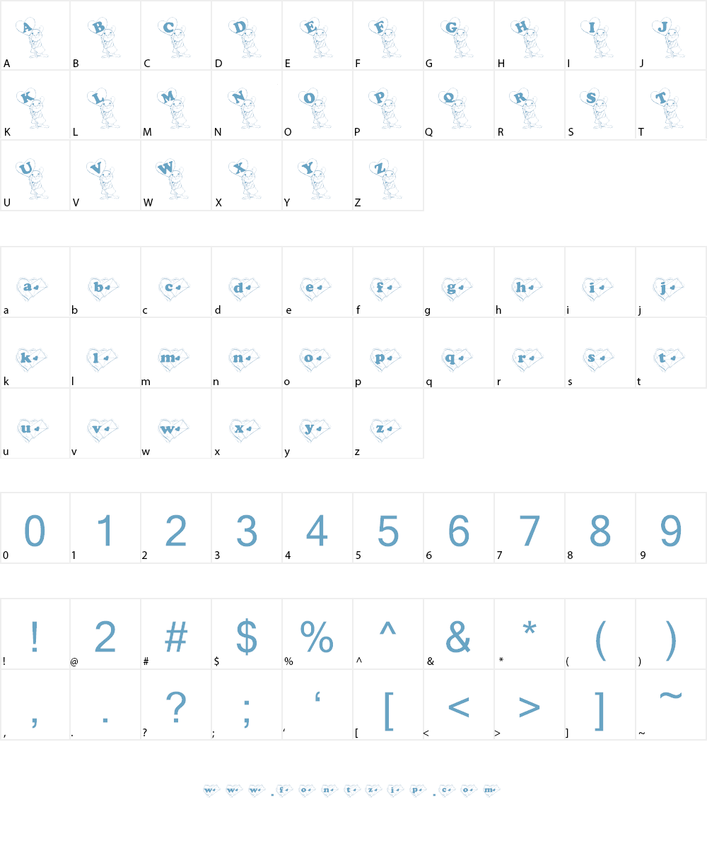 KG VMICE Font Character