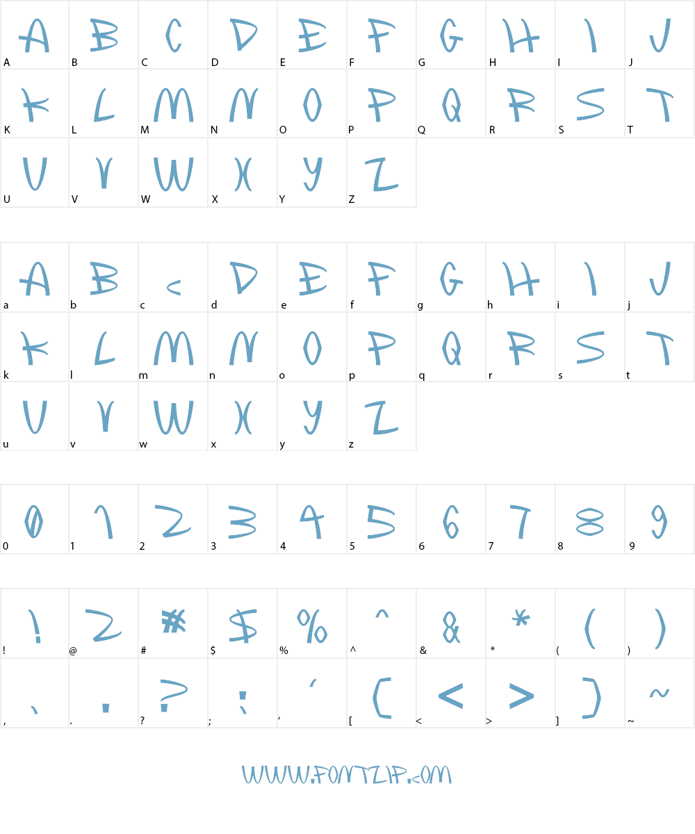 McLawsuit Font Character