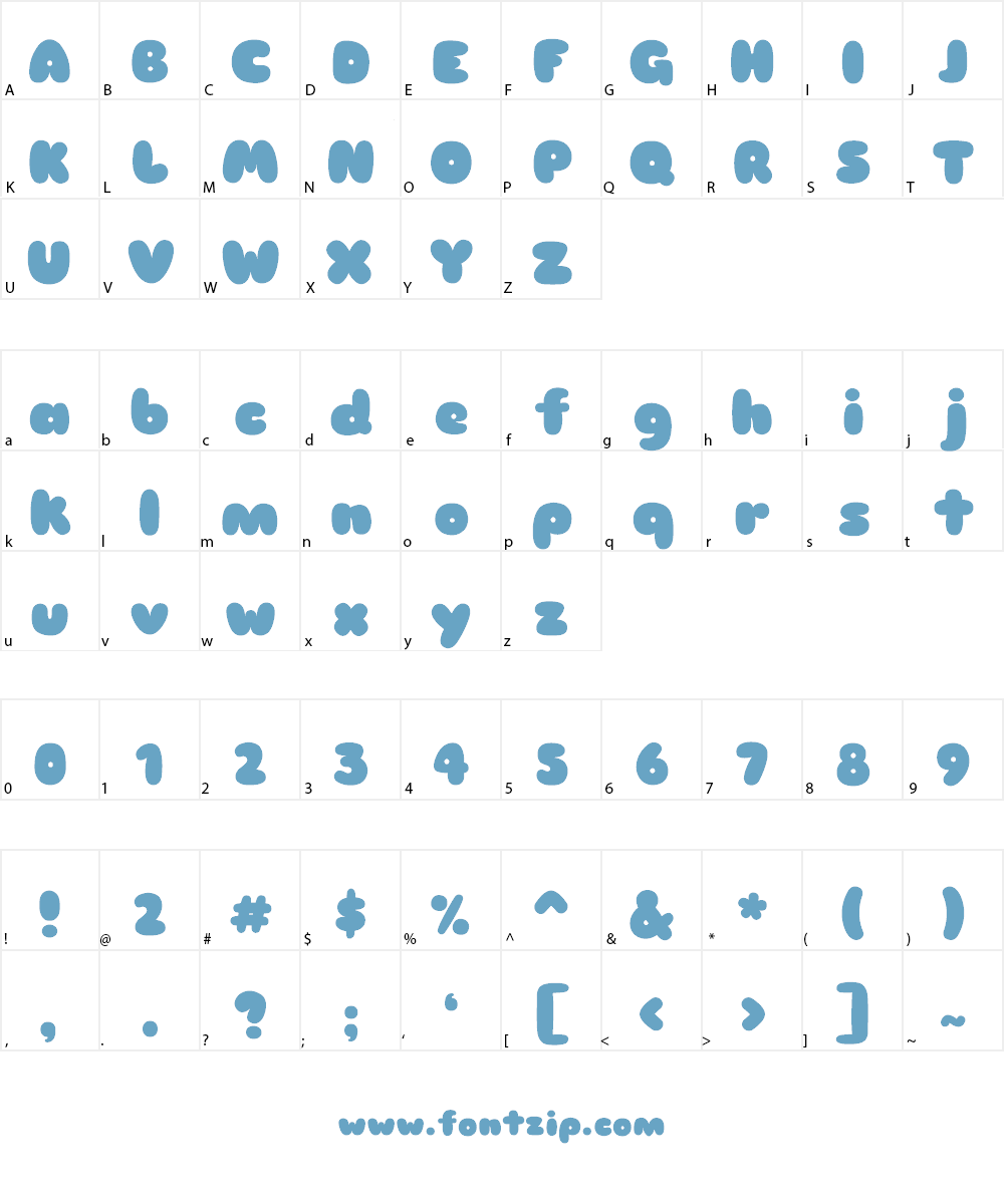 Sniglet Font Character