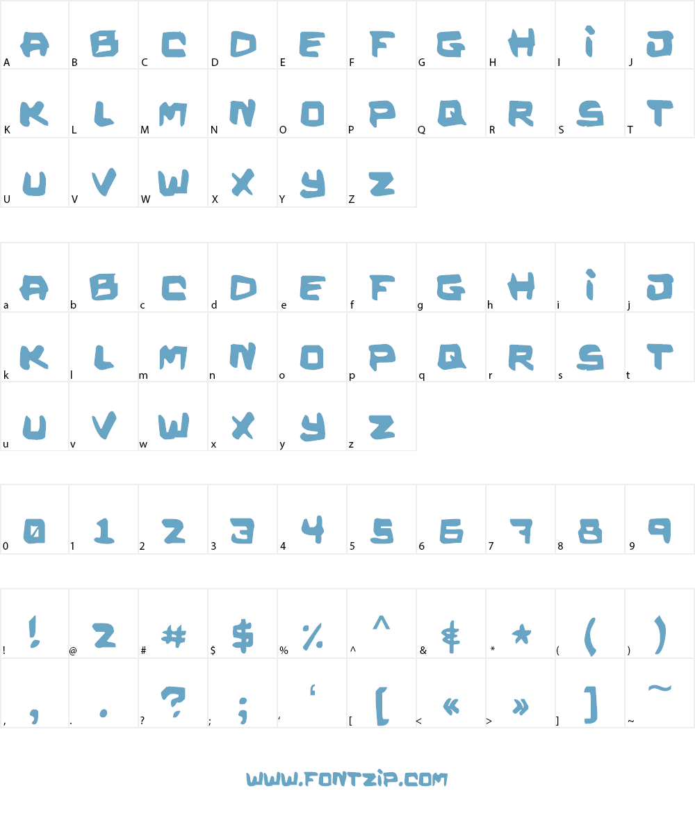 Kalystérine Font Character