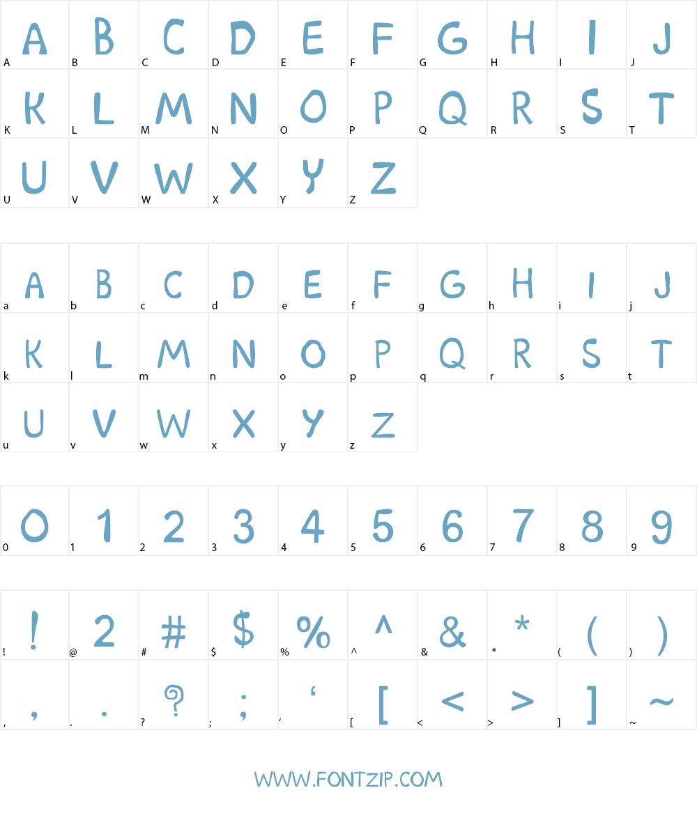 Scooby Doo Font Character