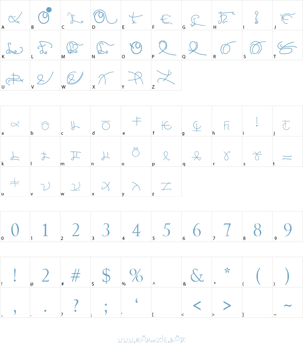 AU_AURUM Font Character