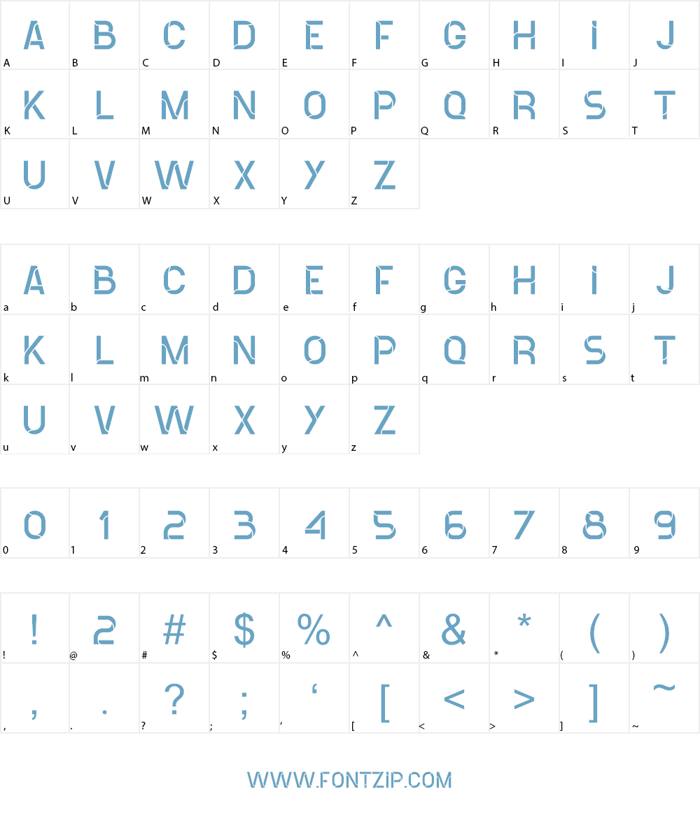 ideoma SPRAY Font Character