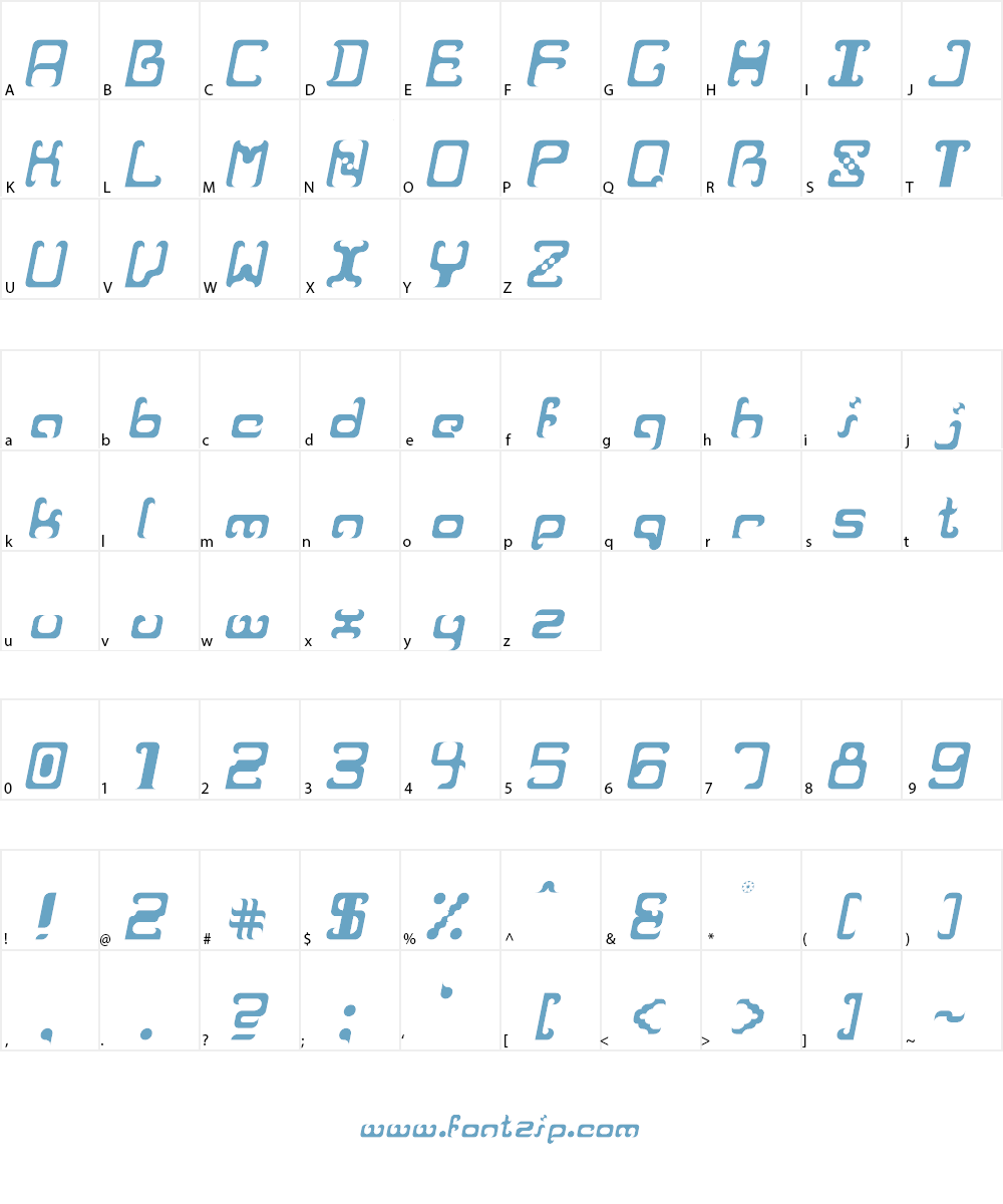 Reaver Font Character