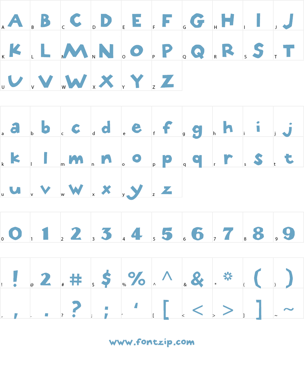 Stone Hinge Font Character